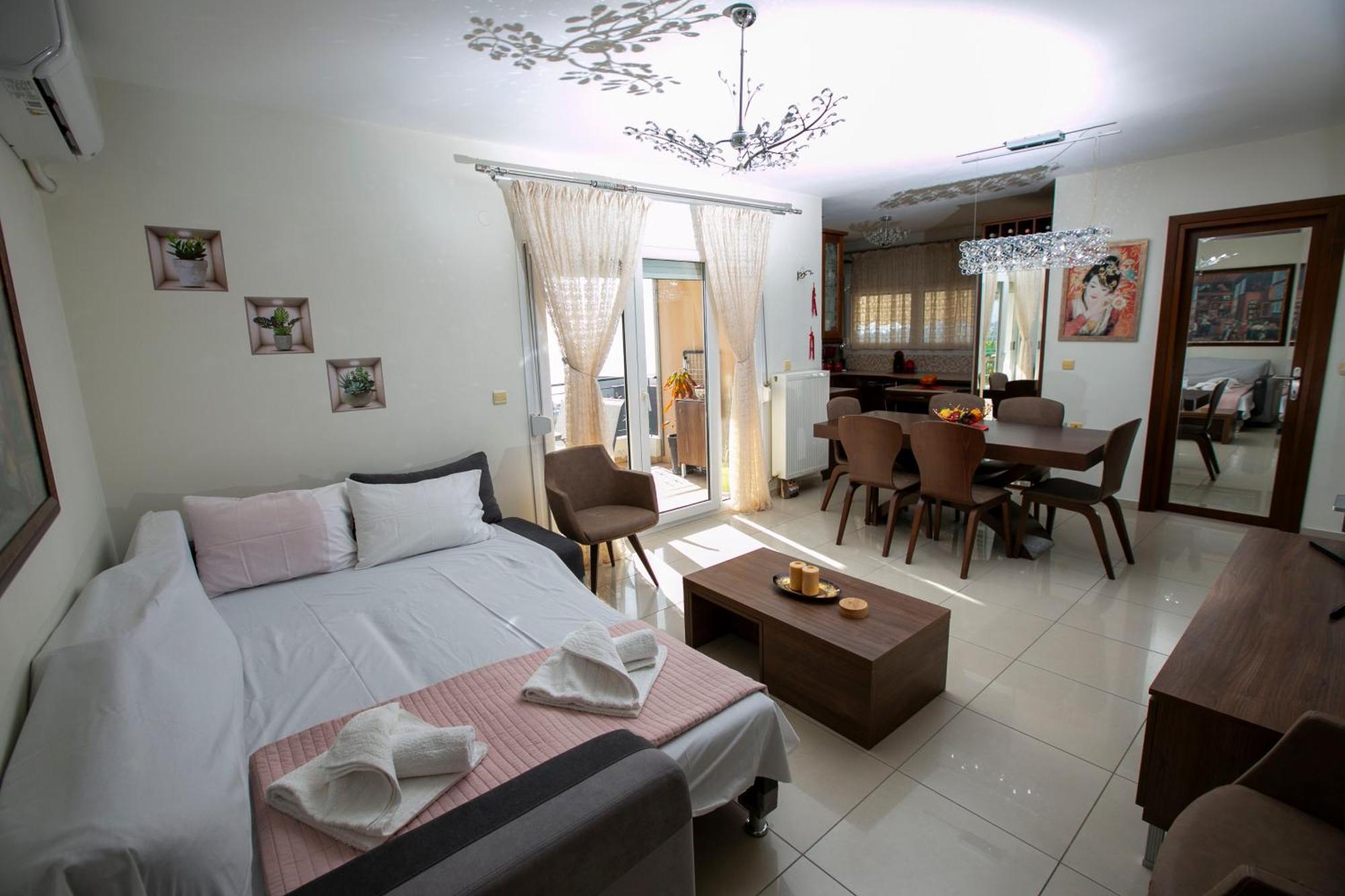Kathys Sea View Apartment Кавала Экстерьер фото