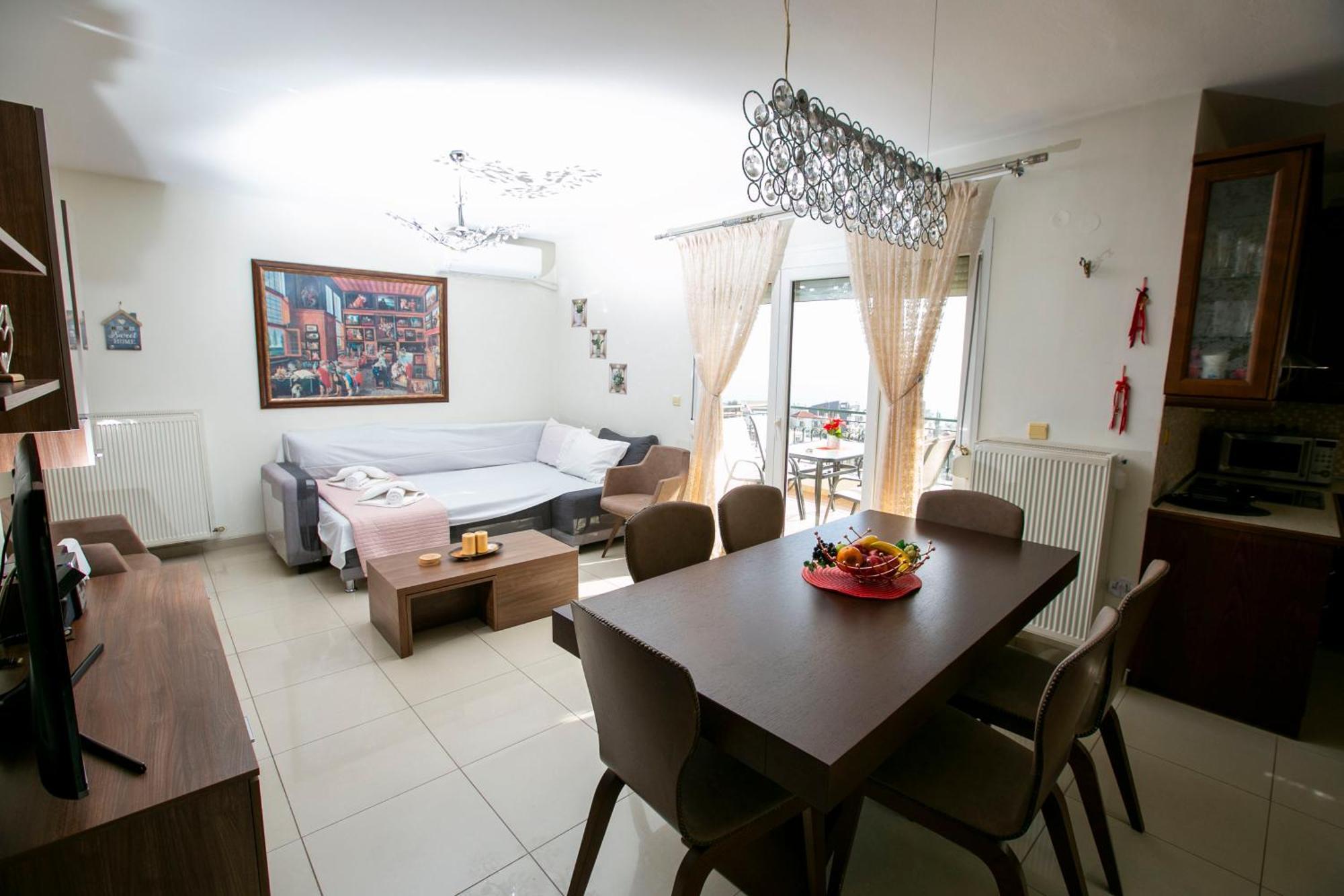 Kathys Sea View Apartment Кавала Экстерьер фото