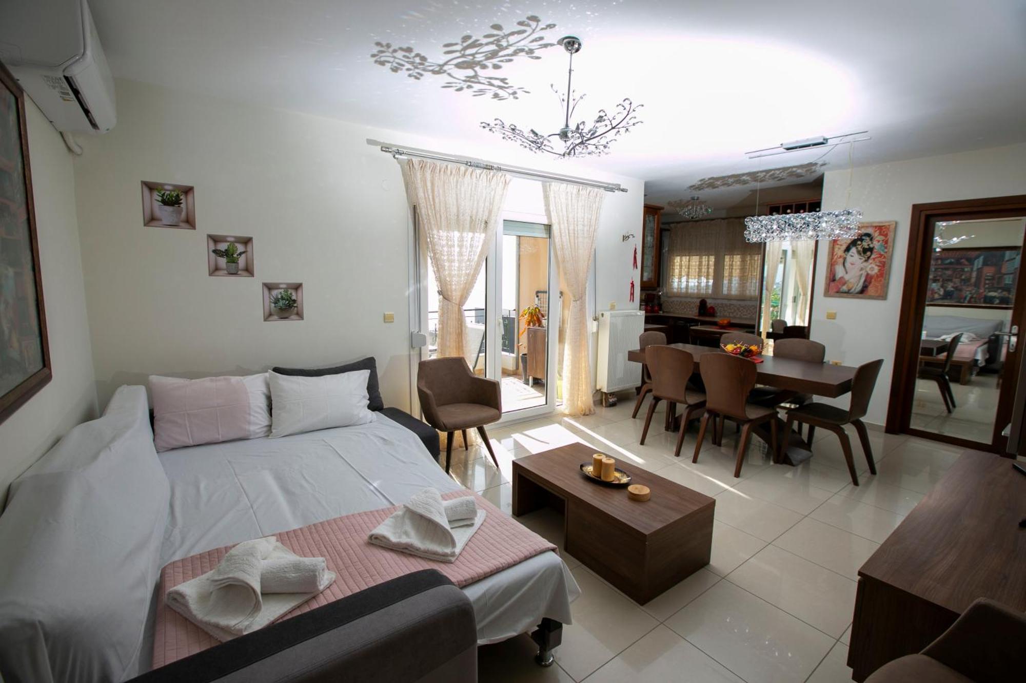 Kathys Sea View Apartment Кавала Экстерьер фото