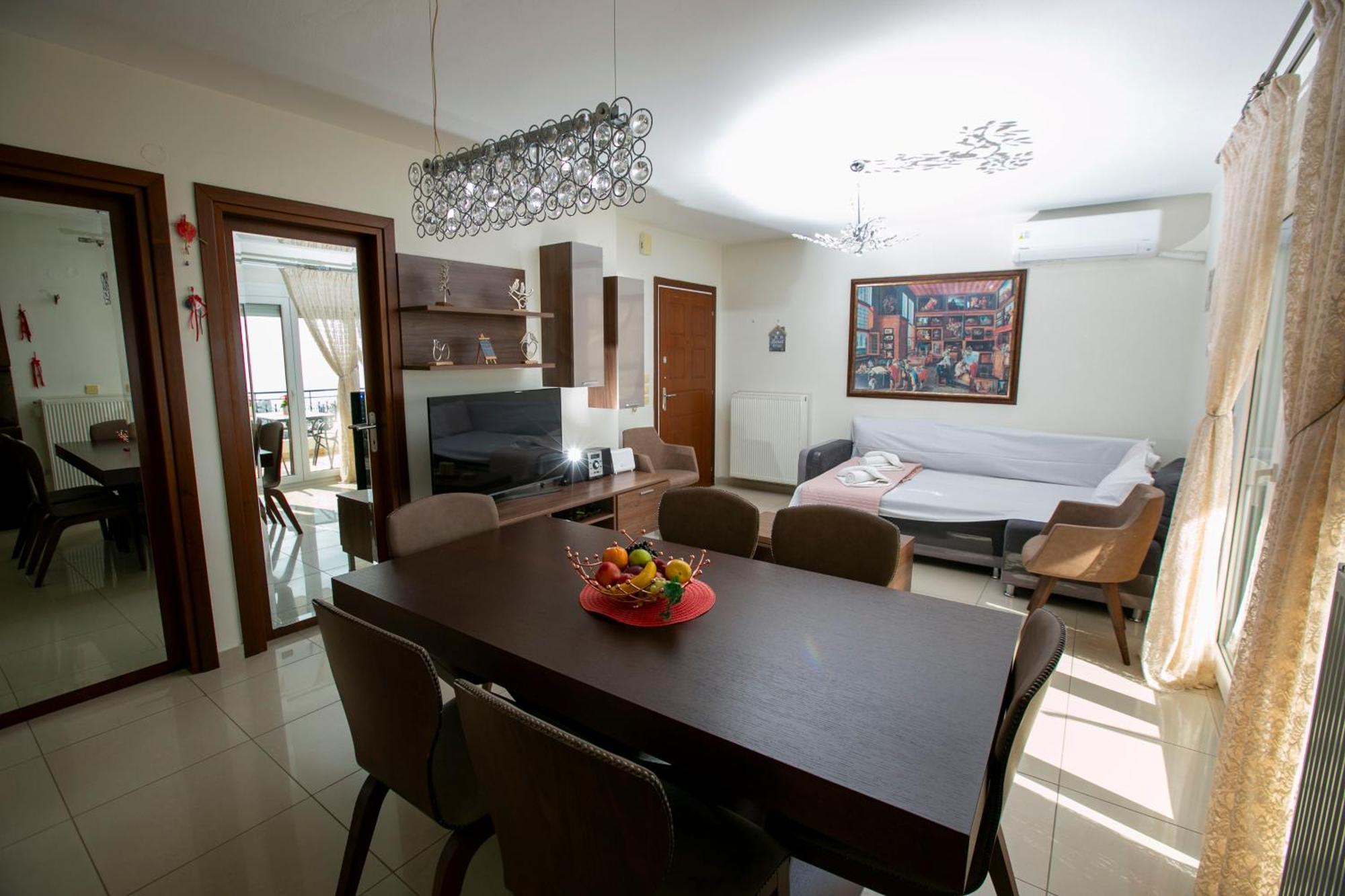 Kathys Sea View Apartment Кавала Экстерьер фото